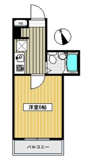 キャッスル三ツ木の間取り