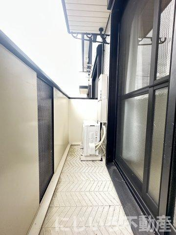アビタシオン那賀川Aのバルコニー