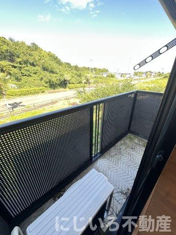 メゾンメールAのバルコニー