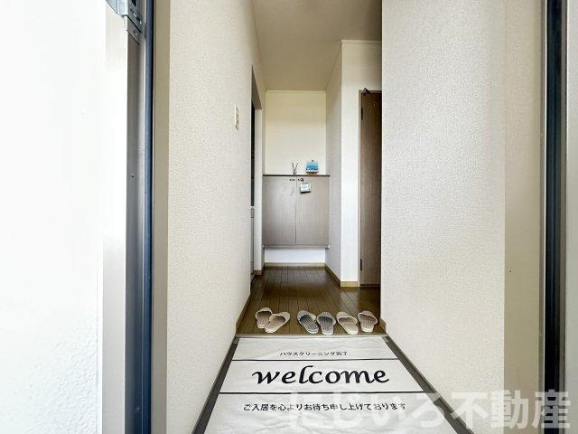 エスパシオ那賀川Aの玄関