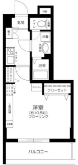 【間取り】 | エスコート芝浦ＥＡＳＴ | 間取りです。
