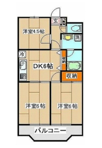 メゾン大和田の間取り