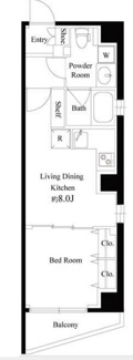 【間取り】 | クラシティ大森山王 | 間取りです。