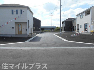【前面道路含む現地写真】 | 郡山市安積町笹川新築一戸建て9棟 | 前面道路含む現地写真です