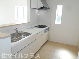 【キッチン】 | 郡山市安積町笹川新築一戸建て9棟 | きれいなキッチンです