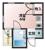 【間取り】 | プレステージ横田
