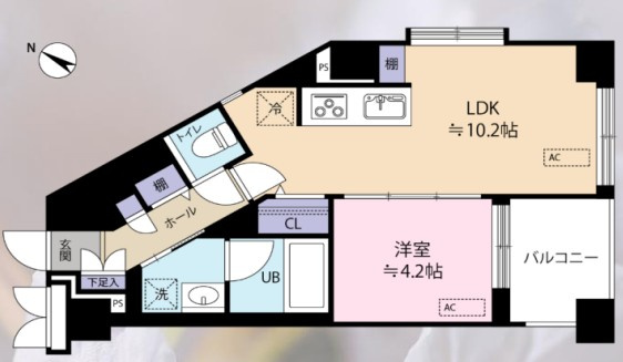 【間取り】 | デュオ・スカーラ西麻布タワーWEST