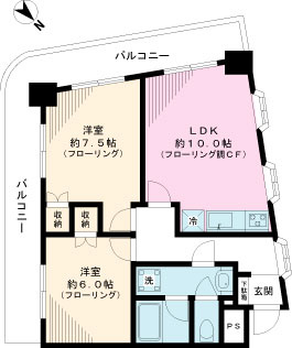 ラ・ネージュ小石川の間取り