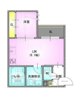 【間取り】 | REGALEST 七里 | 間取りです。