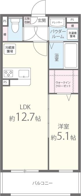 エクレシオ正木の間取り