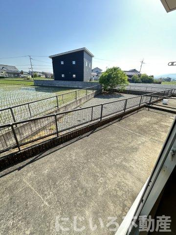 シャーメゾンボヌールDのバルコニー