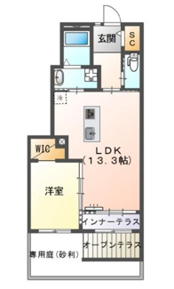 【間取り】 | ヴィラ　アカラージュ | 間取りです。