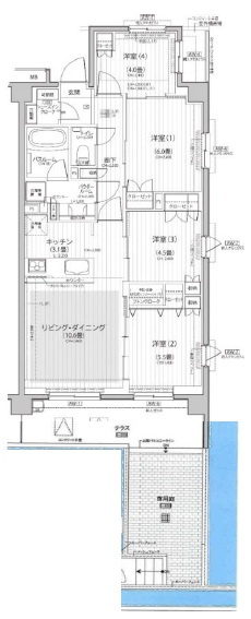 Ｎステージ東小金井の間取り
