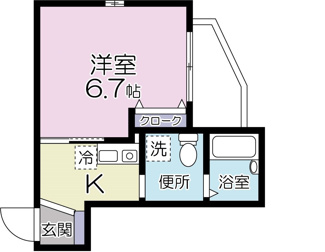【間取り】 | グルワール代田橋 | 間取りです。