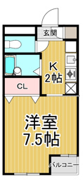 カルム中山の間取り