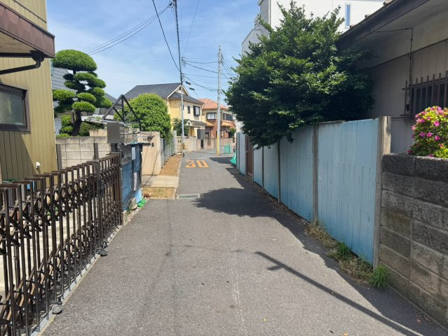 さいたま市大宮区堀の内町三丁目土地の前面道路含む現地写真