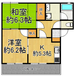 パークヴィレッジの間取り