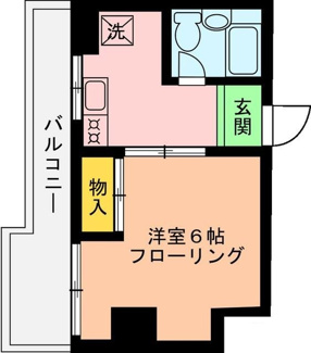 【間取り】 | コーポ高の内 | 間取りです。