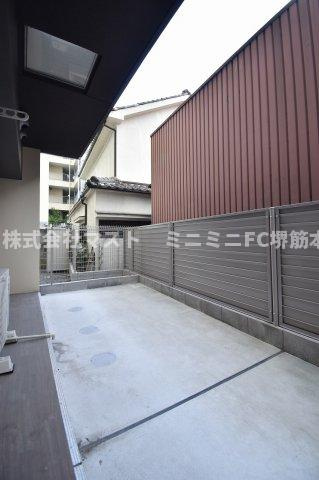 SKYレジデンス大阪梅田のバルコニー