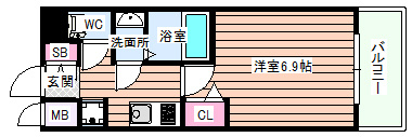 【間取り】 | メルディアクレスト大阪ノース