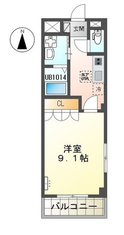 【間取り】 | K.コオリナ【名古屋市賃貸・収納充実】