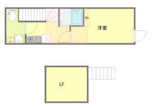 【間取り】 | カメリ阿佐ヶ谷 | 間取りです。