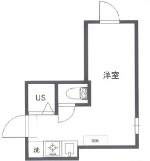【間取り】 | アークスハウス東新宿 | 間取りです。