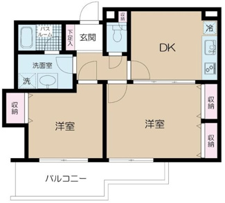 【間取り】 | スカイヒル荻窪 | 間取りです。