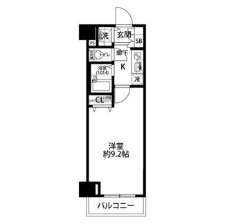 【間取り】 | プレール・ドゥーク早稲田Ⅲ | 間取りです。