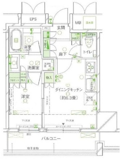 【間取り】 | レフィール築地レジデンス | 間取りです。