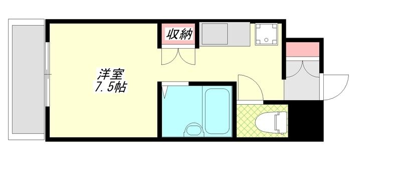 遠田ビルの間取り|間取りです。