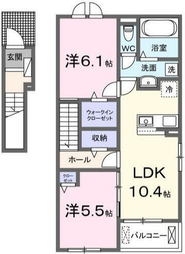 ブルームテラスの間取り|間取りです。