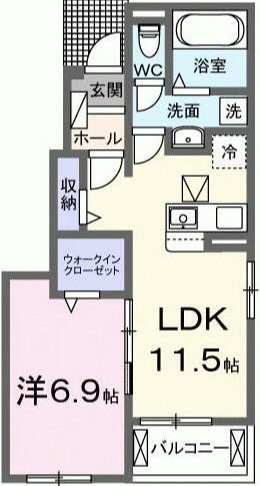 ブルームテラスの間取り|間取りです。