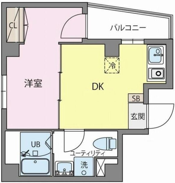 ｍｏｃａの間取り|間取りです。