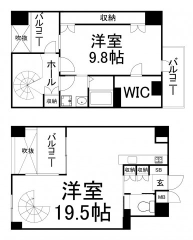 【間取り】 | FLAT INN UESHIO