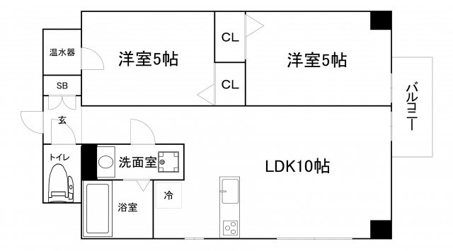 【間取り】 | AM夕陽丘セカンド