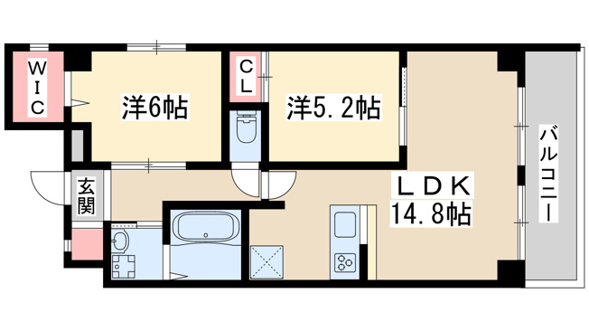 【間取り】 | ボナール江坂