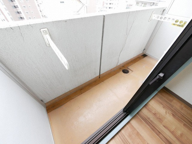メロディーハイム夕陽丘のバルコニー
