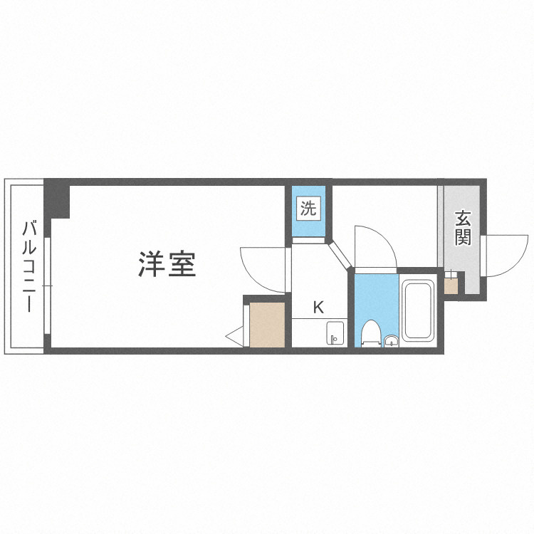 メロディーハイム夕陽丘の間取り