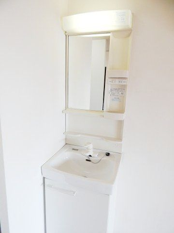 都立大マンションの洗面所
