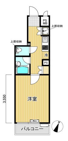 【間取り】 | ルーブル多摩川伍番館