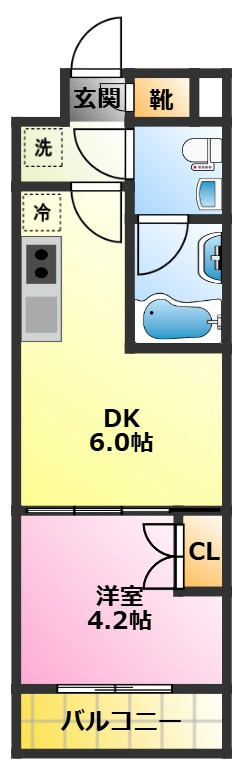 ハーモニーレジデンス武蔵小杉フォレストスクエアの間取り|インターネット使用料無料♪