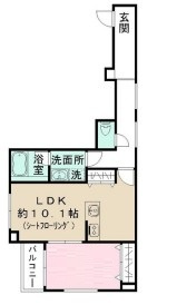 【間取り】 | ミュール　ノワール | 間取りです。