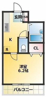【間取り】 | フローラルハイツ | 間取りです。