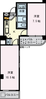 【間取り】 | クレール東十条 | 間取りです。