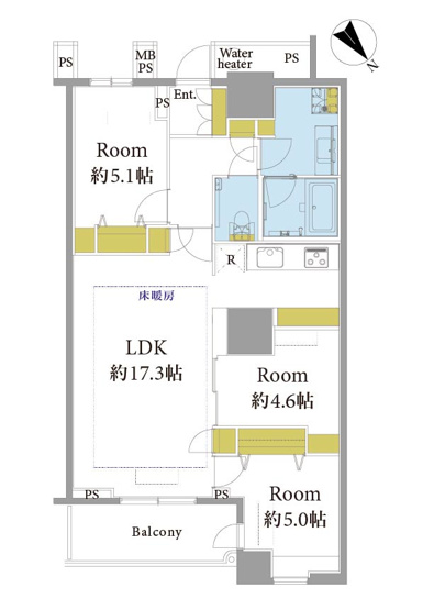 【間取り】 | THE TOKYO TOWERS MID TOWER