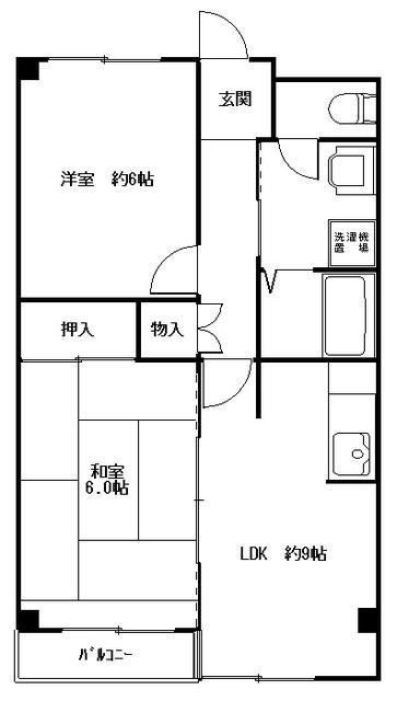 コートアゼリアの間取り