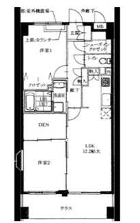【間取り】 | プレジール立川 | 間取りです。