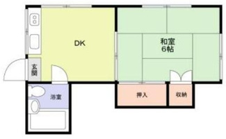 【間取り】 | 秋本荘 | 間取りです。