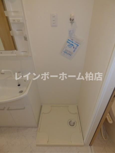 担当エリアのルームアドバイザーが直接対応いたしますの設備|室内洗濯機置き場です